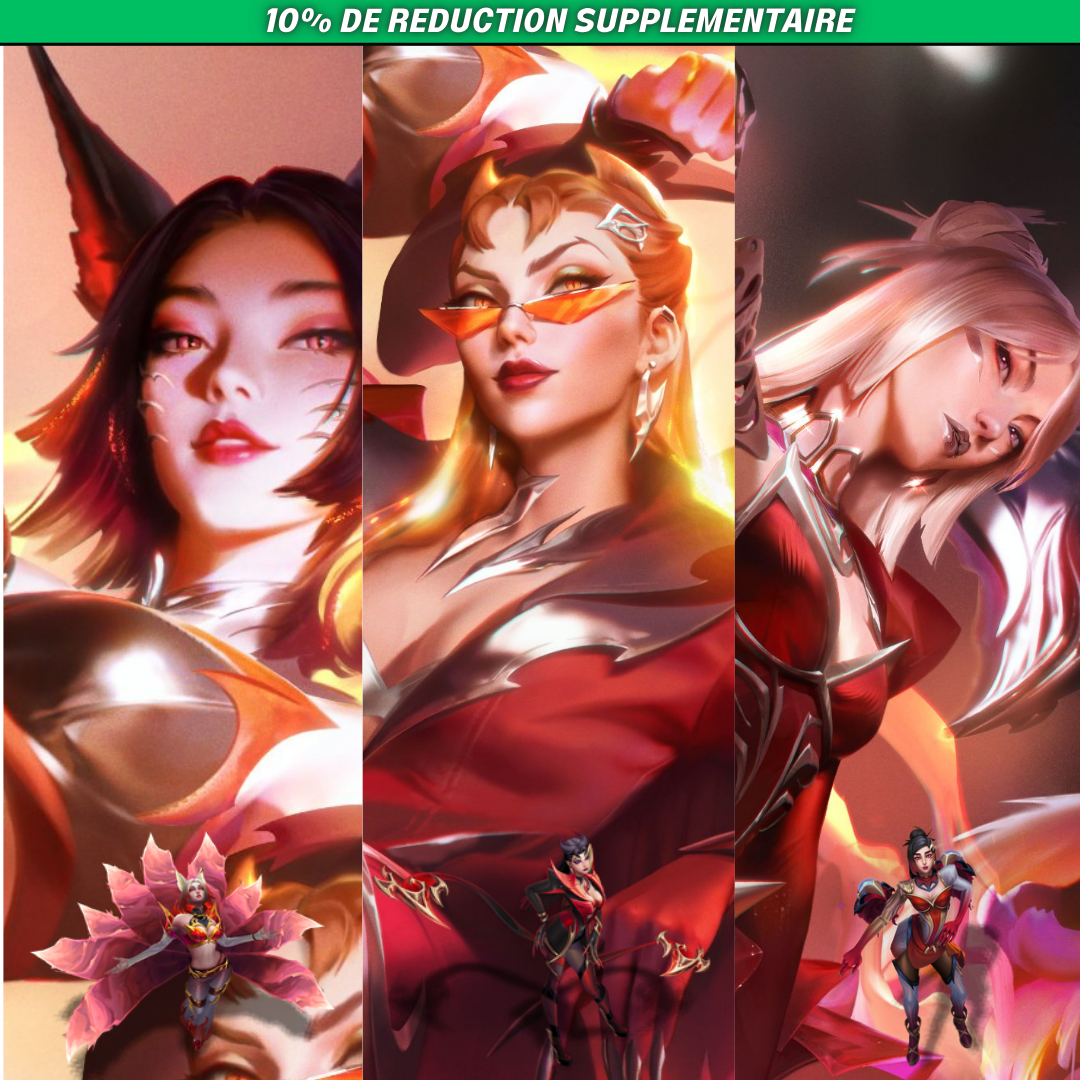 Mega Pack K/DA Firestarter + les 3 bordures
