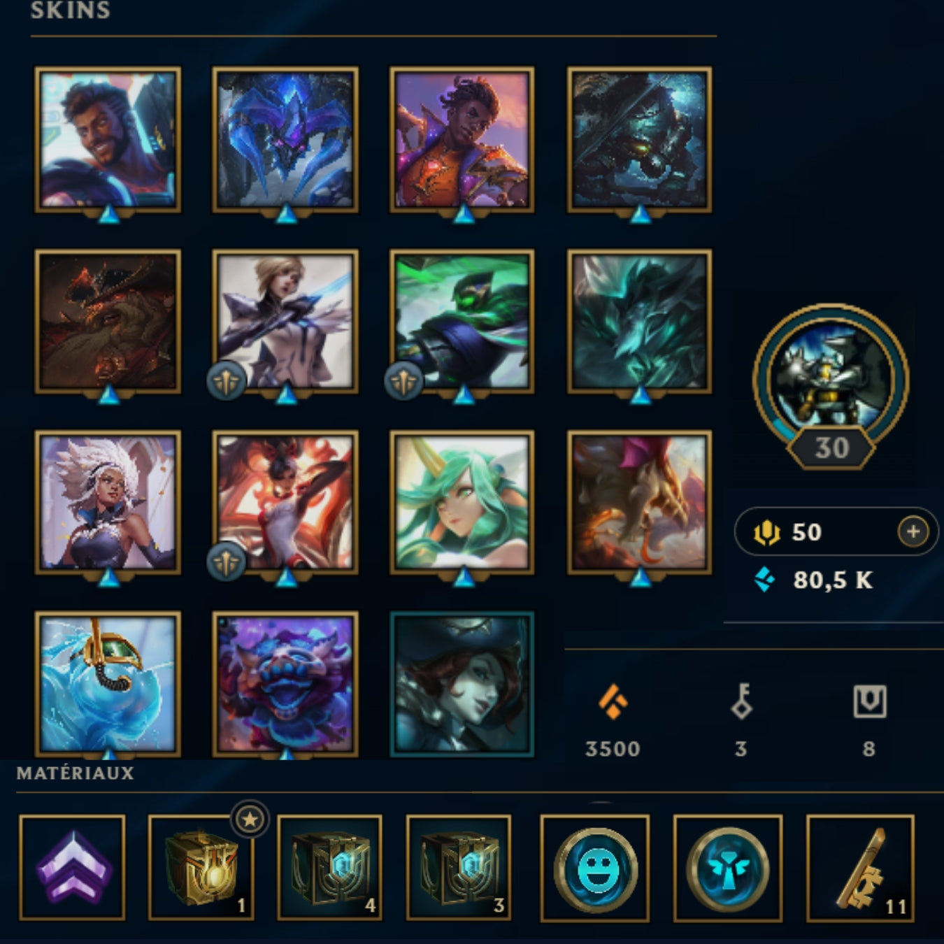 ⭐Lvl 30・🎯Ranked ready🎯・80.5k EB💠・14 skins 🔥