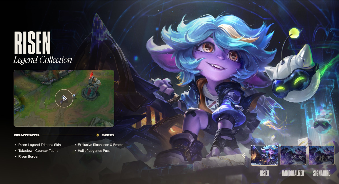 Pack Tristana Transcendée (Risen) - 5035 RP