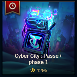 Cyber City : Passe+ phase 1 (1295 RP)