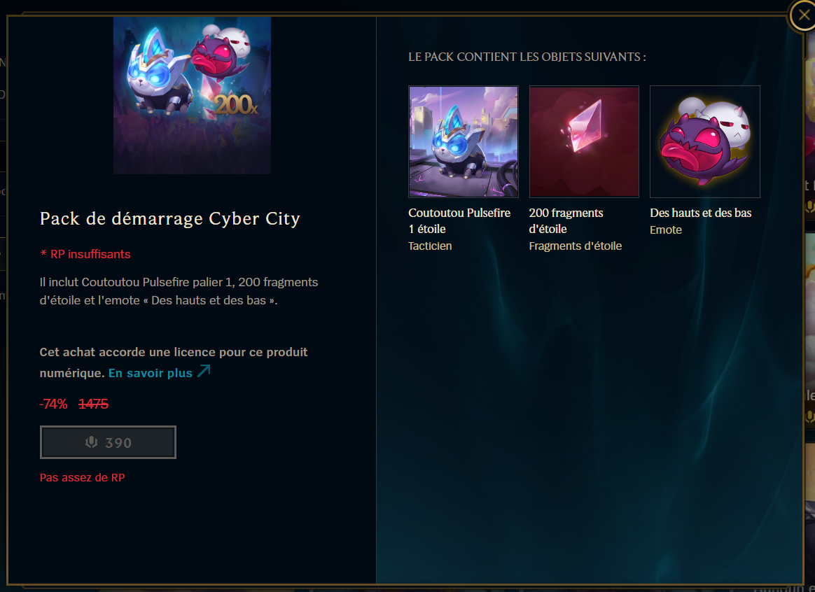 Pack de démarrage Cyber-City (390 RP)