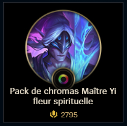 Maître Yi fleur spirituelle