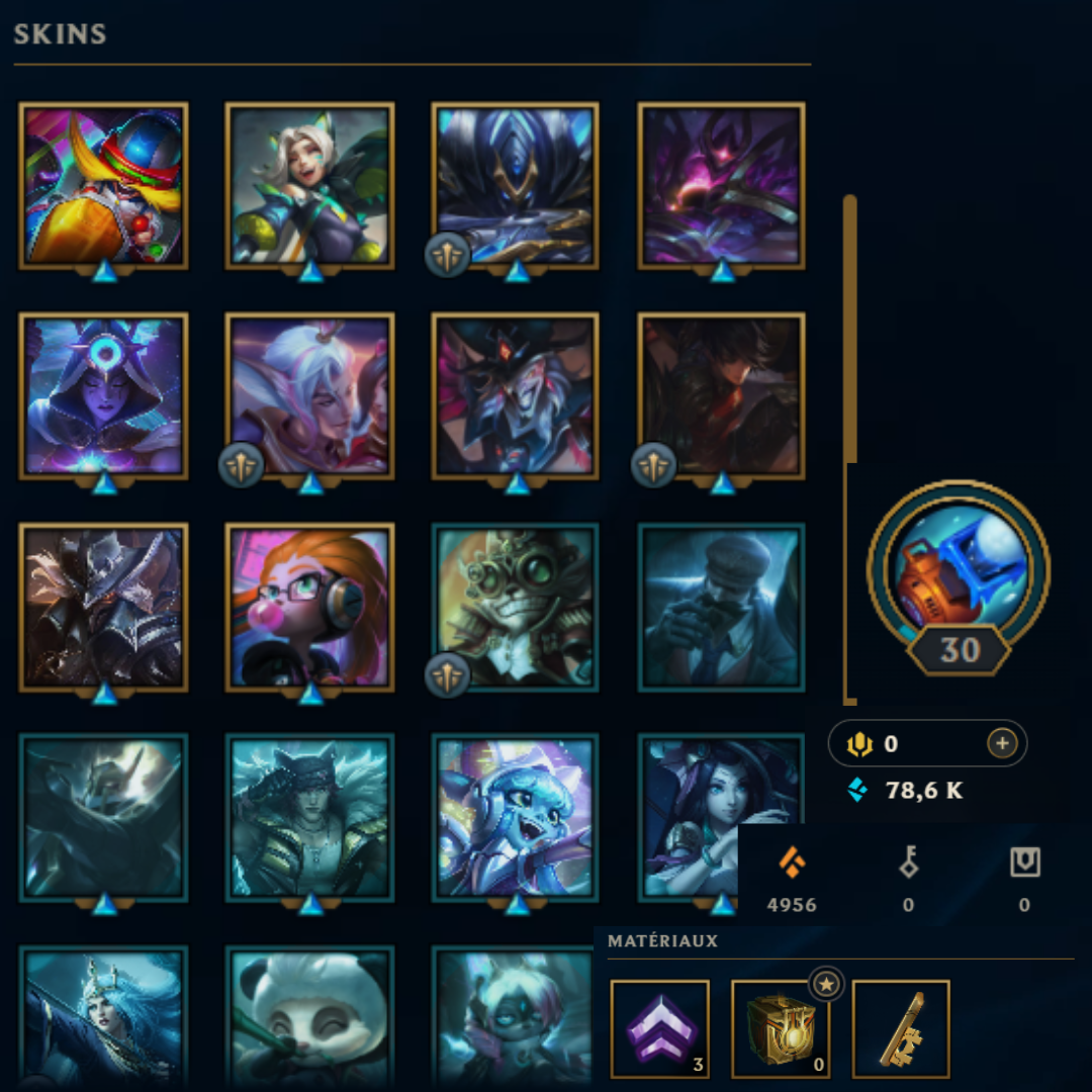 ⭐Lvl 30・🎯Ranked ready ・78.6k EB💠・19 skins 🔥