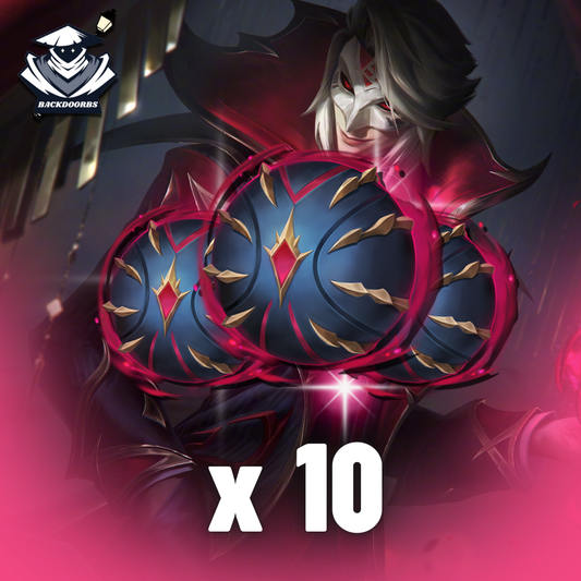 10 orbes bal masqué de la Rose noire