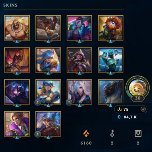 ⭐Lvl 30・🎯Ranked ready ・84k EB💠・15 skins 🔥 ・#EX018
