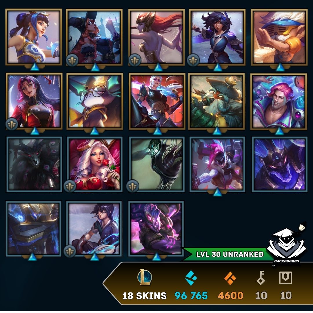 ⭐Lvl 30・🎯Ranked ready ・96.7k EB💠・18 skins🔥・#MM021