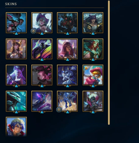 ✅Lvl 10・🔥17 skins🔥・55k EB💠・ Mid & supp mains