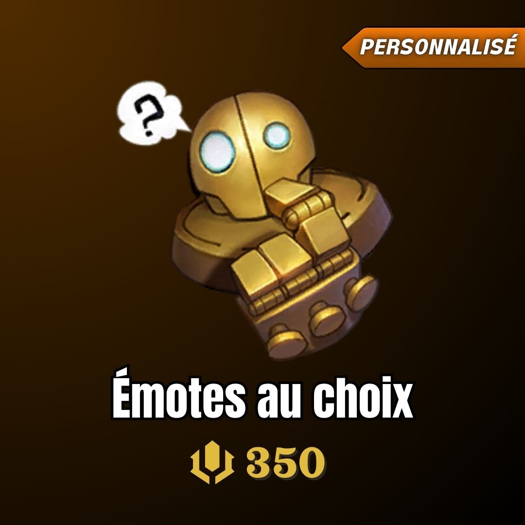 Émotes au choix (350RP)