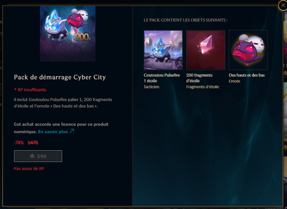 Pack de démarrage Cyber-City (390 RP)