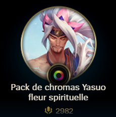Yasuo fleur spirituelle