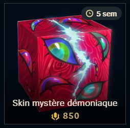 Skin mystère démoniaque permanent