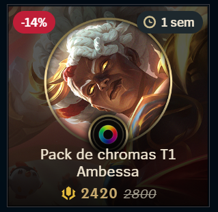Pack de chromas T1 Ambessa