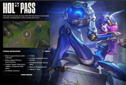 Passe Hall of Legends 2026 - 1950 RP