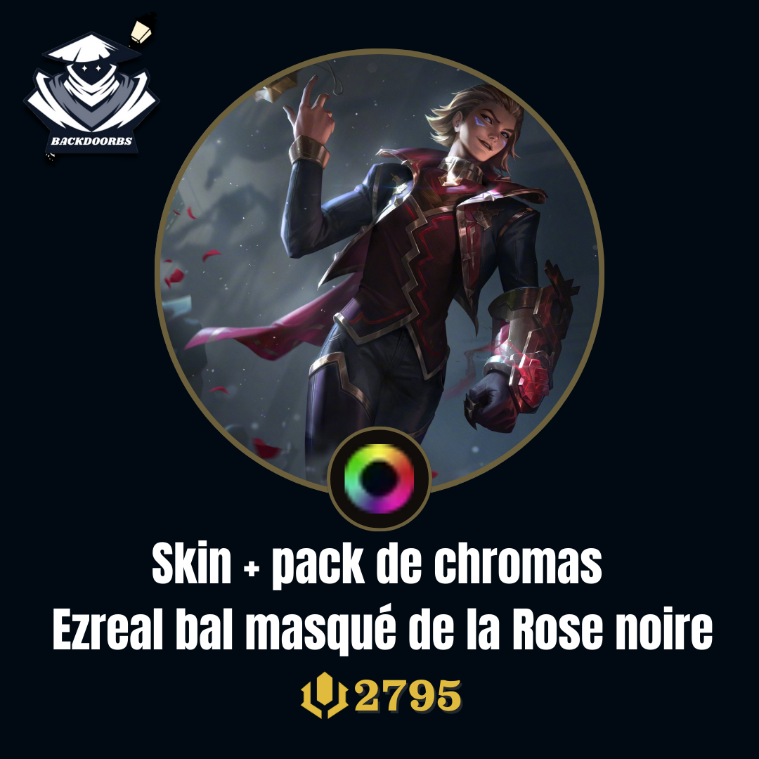 Ezreal bal masqué de la Rose noire