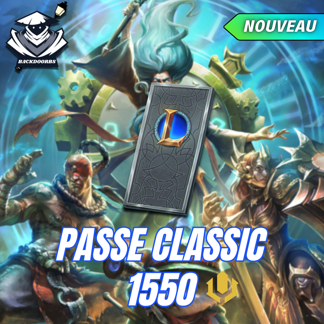 Passe LOL Classic (1550 RP)